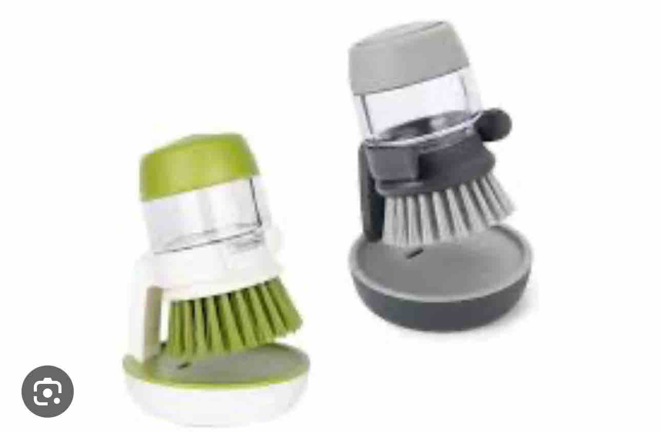 Cepillo dispensador de jabón para cocina