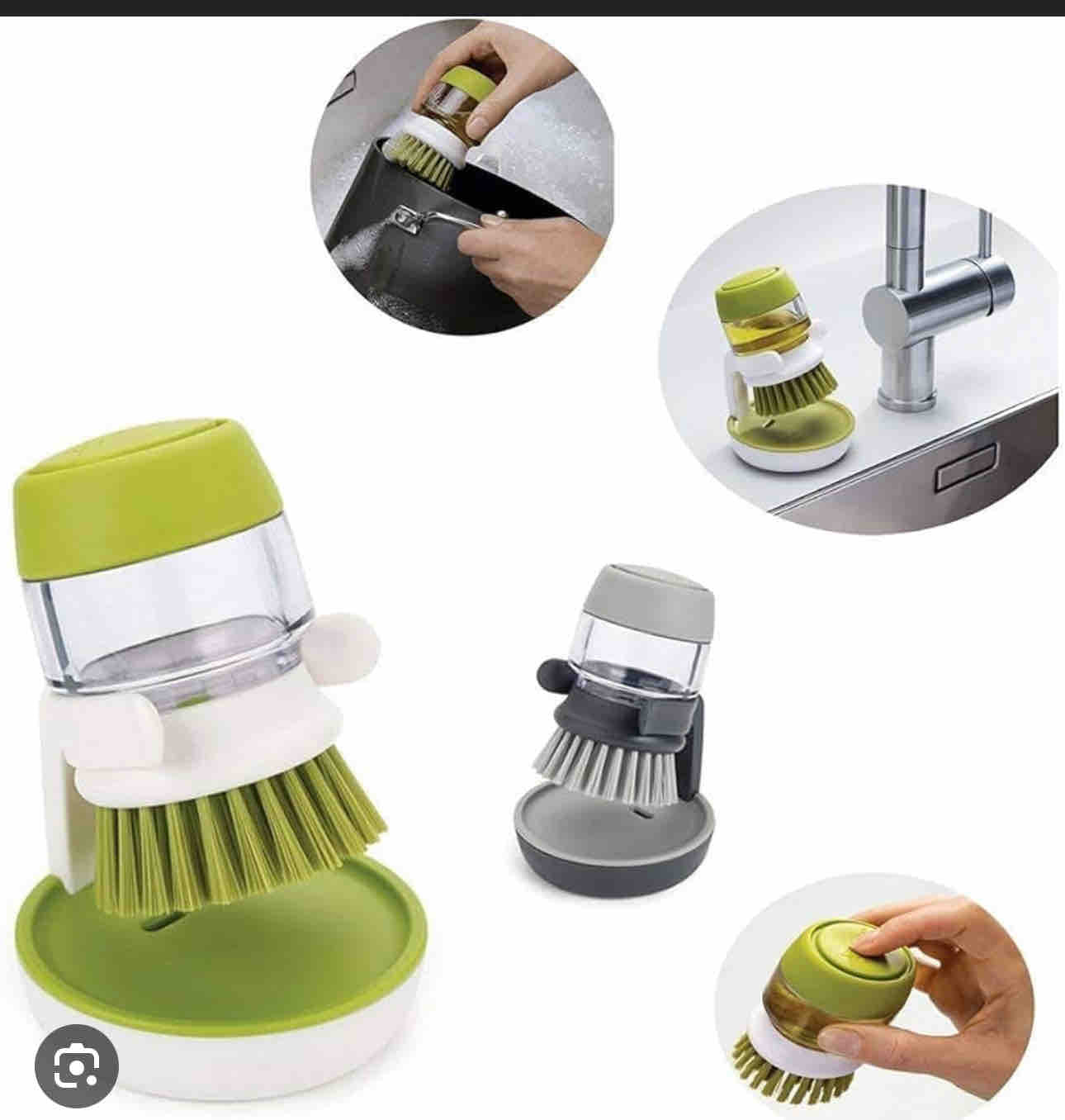 Cepillo dispensador de jabón para cocina